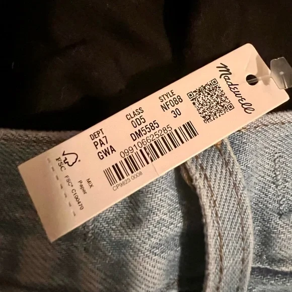 Madewell Perfect Vintage Jeans Size 30 - Picture 6 of 8